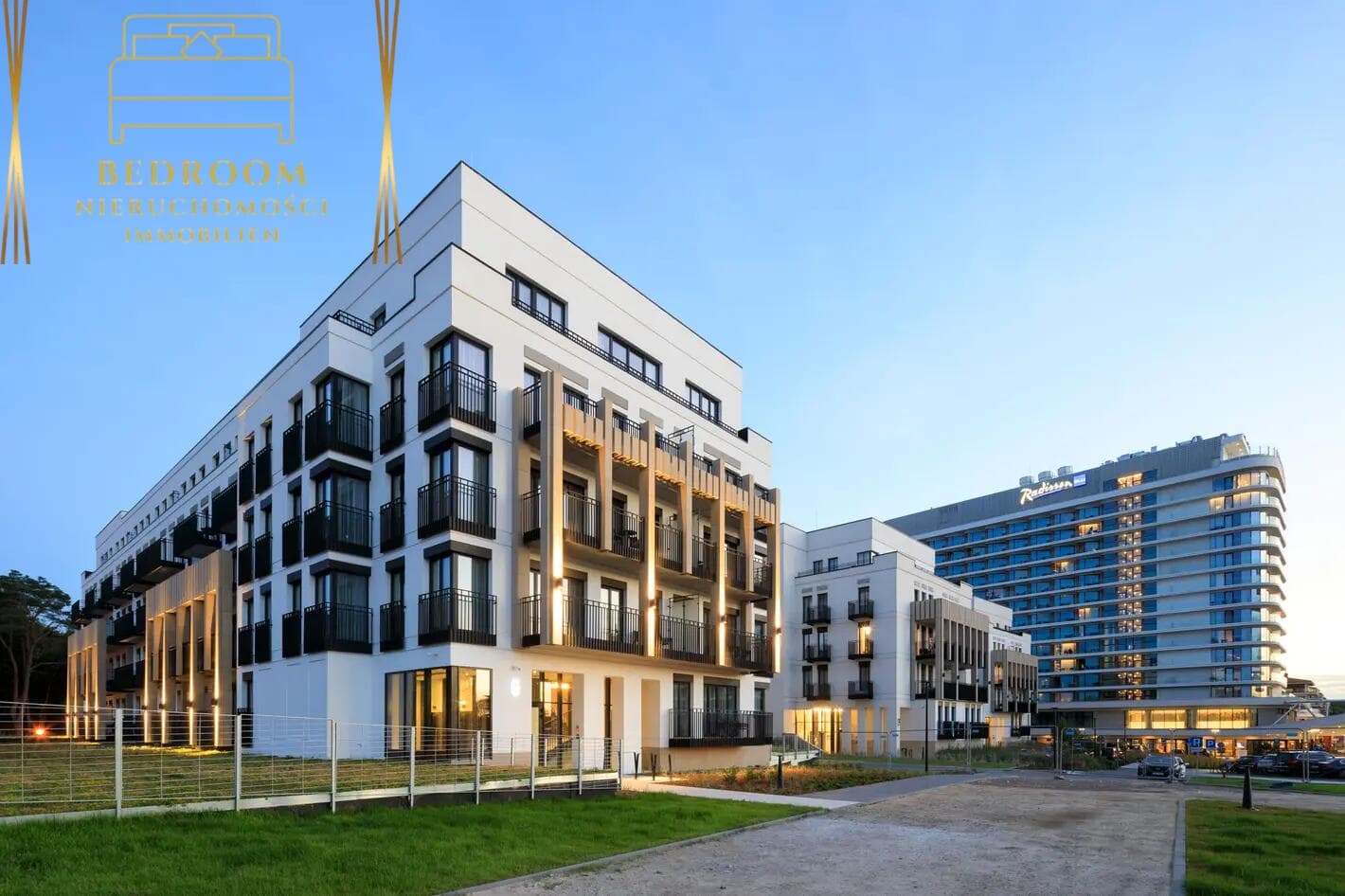 Apartament na promenadzie 2 pokoje z balkonem - 50m od plaży - Baltic Park Fort