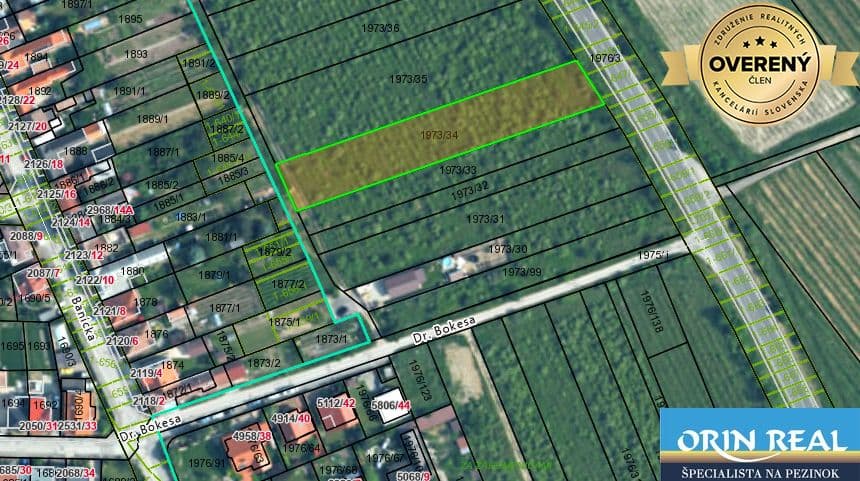 VÝBORNÁ INVESTÍCIA - POZEMOK URČENÝ NA VÝSTAVBU RD - Obrázek 1