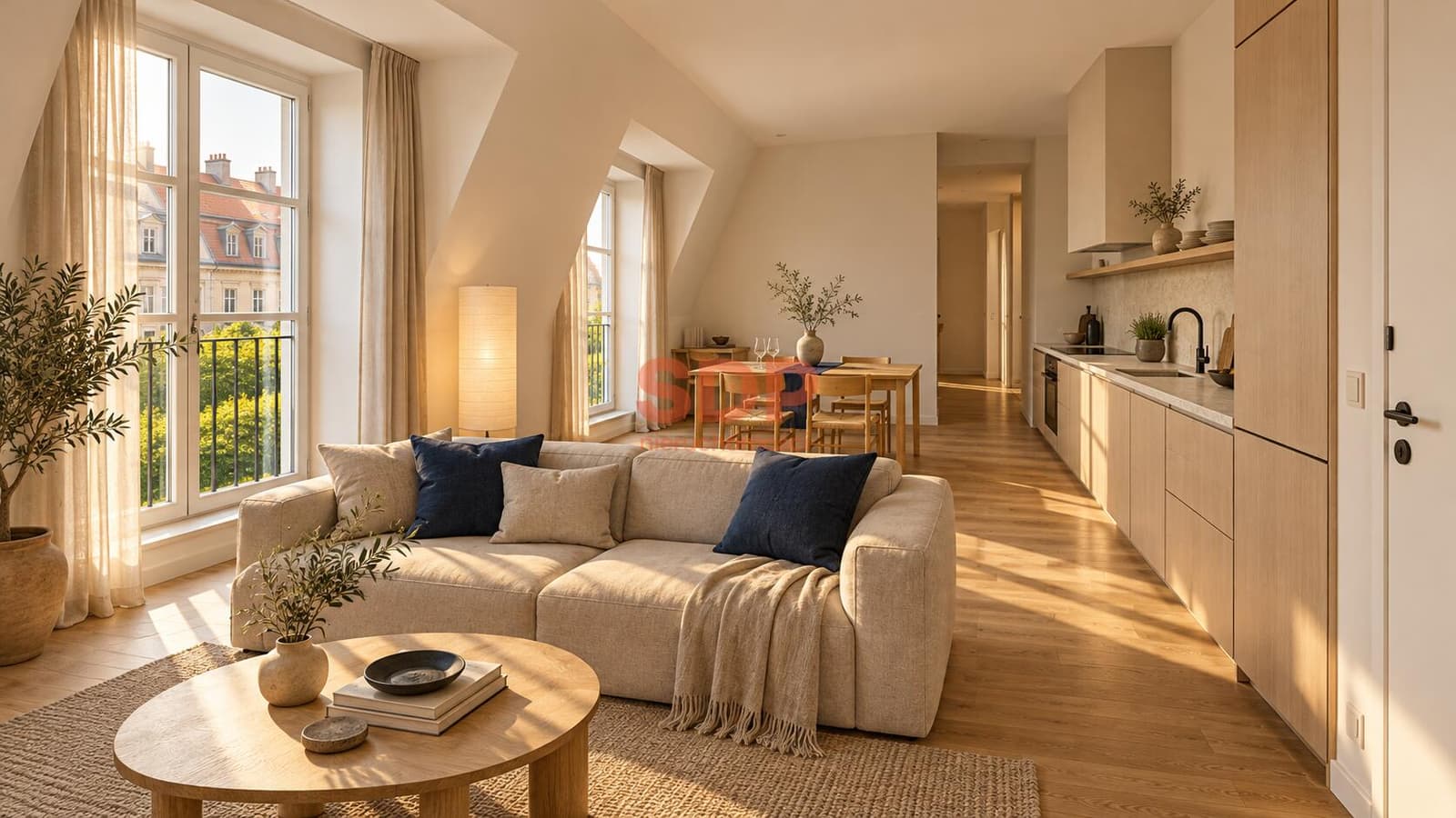 Prywatny taras na dachu - Ost, piętro - Loft w zabytkowej kamienicy - Obrázek 1