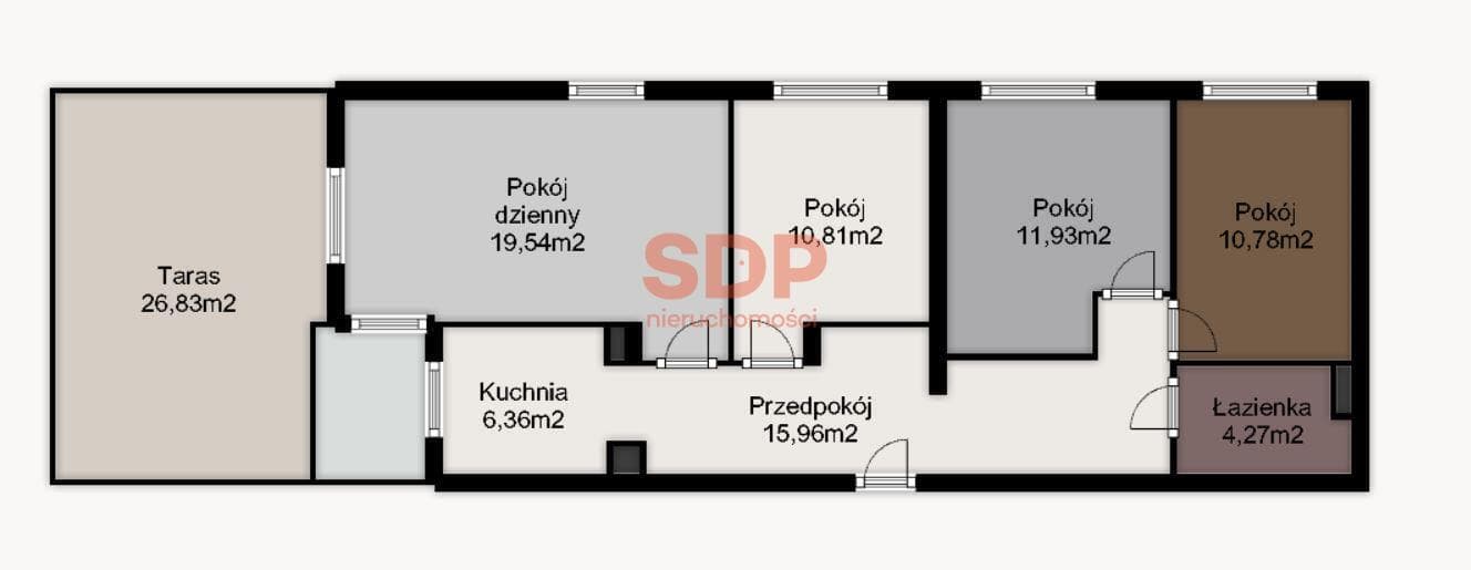 4 pokoje/ogródek/przy terenach zielonych