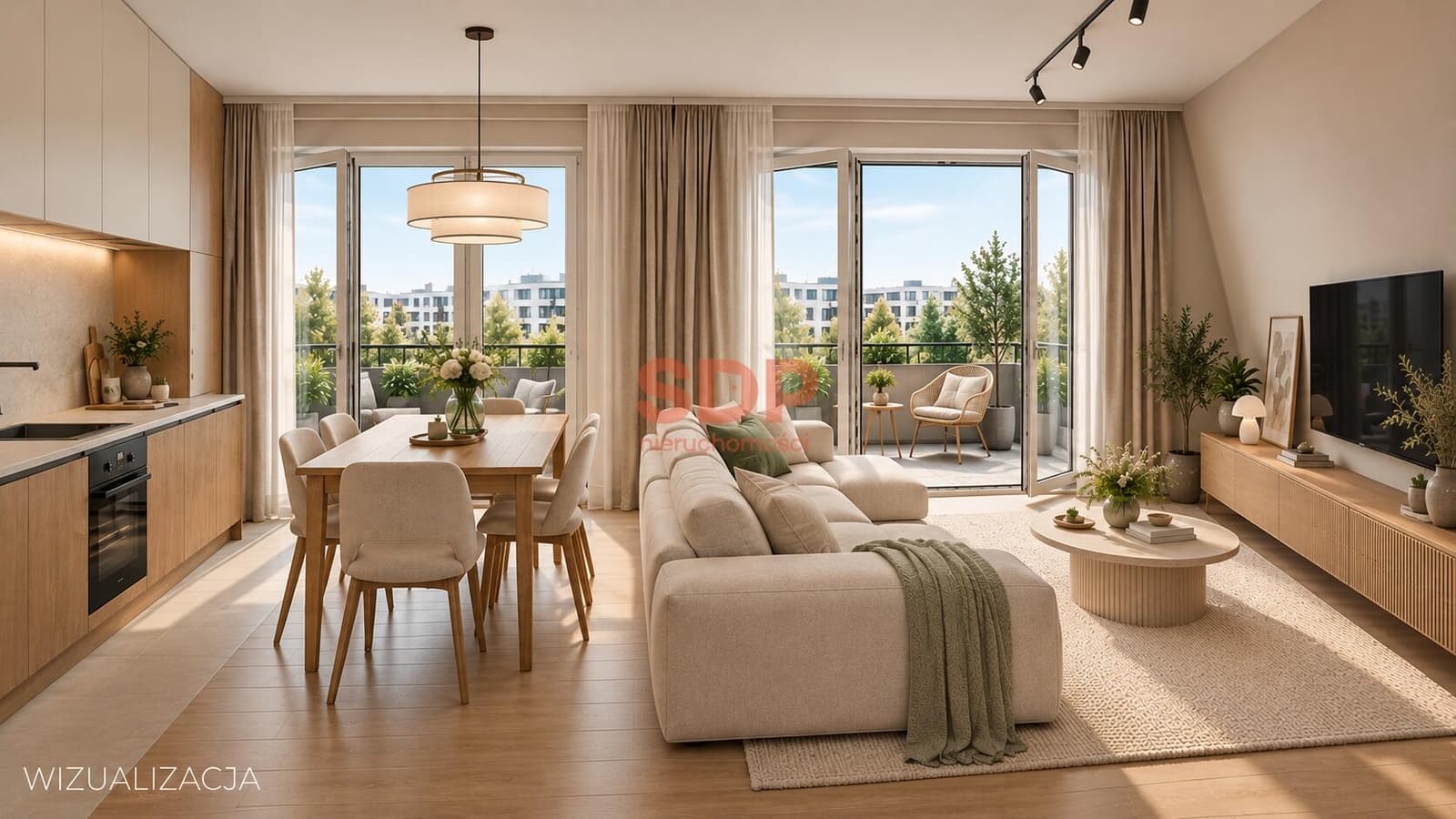 3 pokojowe mieszkanie z balkonem ~ 10m2 na Starym Mieście – mynd 1