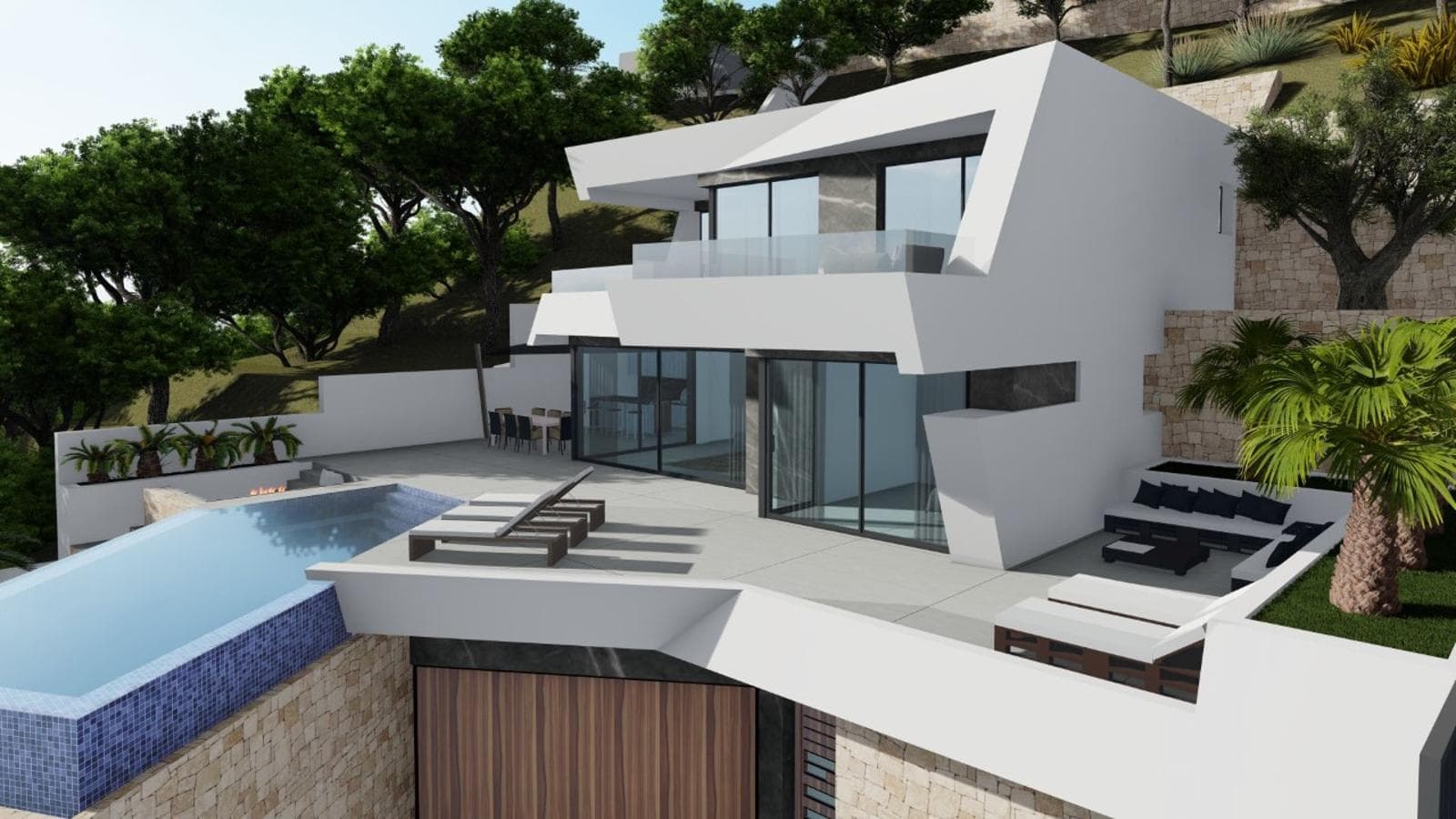 Villa de lujo con vistas al mar y al Peñón de Ifach en Calpe