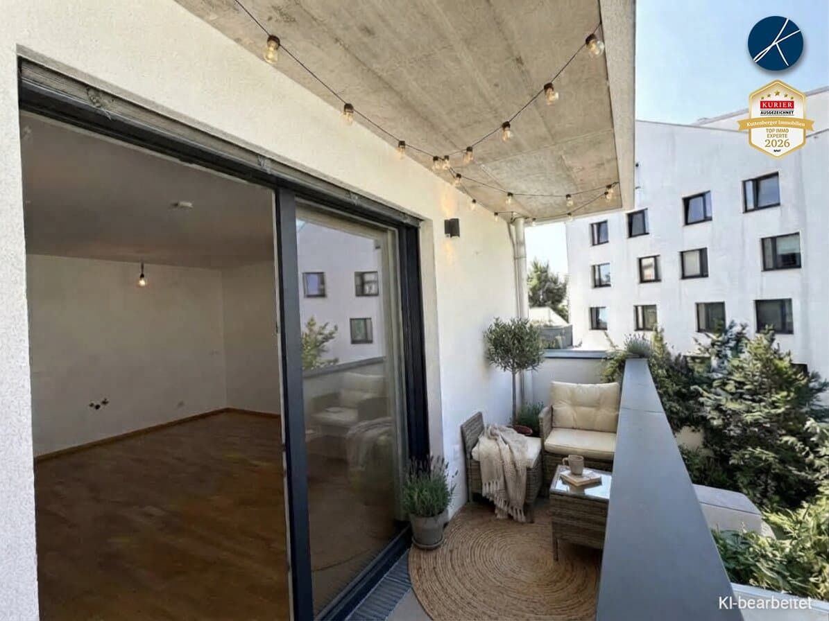 Erstbezug: Ruhige 2-Zimmer mit Blick in den grünen Innenhof