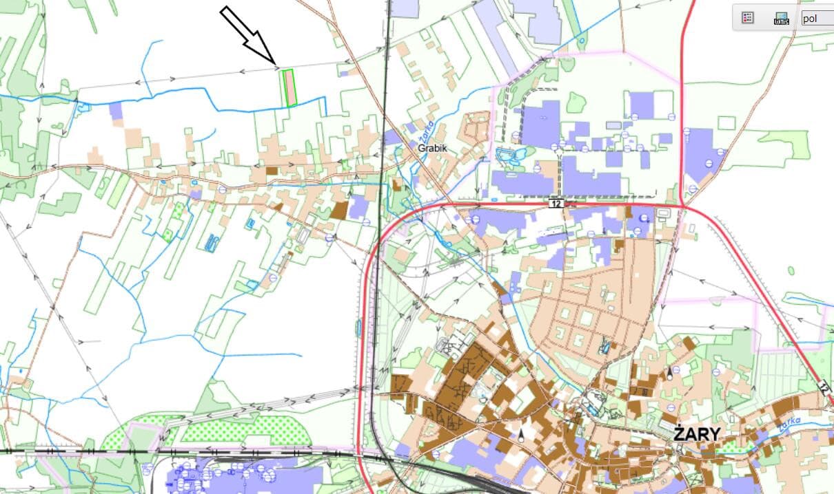 Sprzedam dwie działki w obrębie Grabik w miejscowości Żary w lubuskiem, 1,58 ha - Obrázek 1