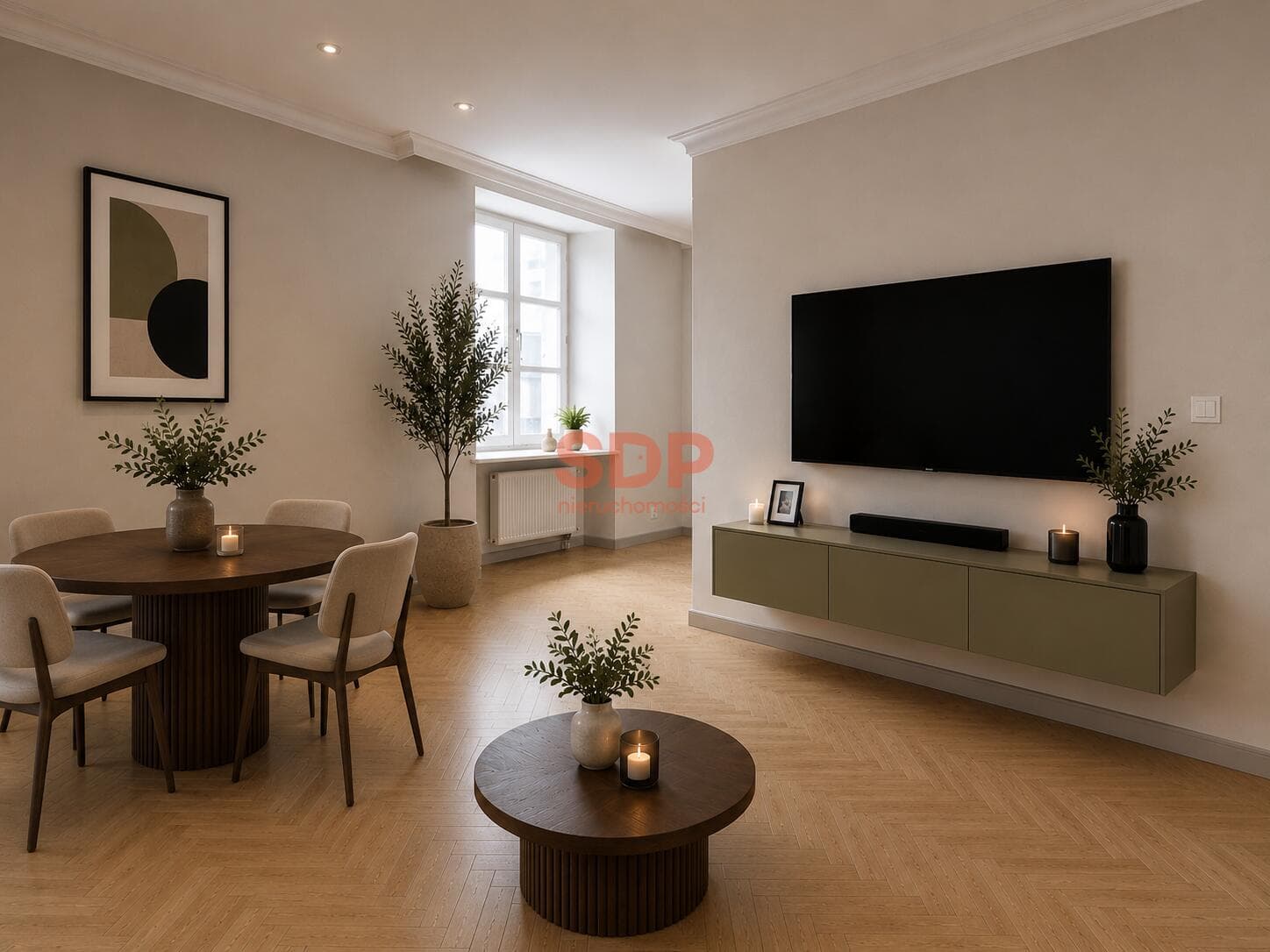 Apartament z wydzieloną sypialnią | Cenrum miasta | Kamienica z windą - Obrázek 1