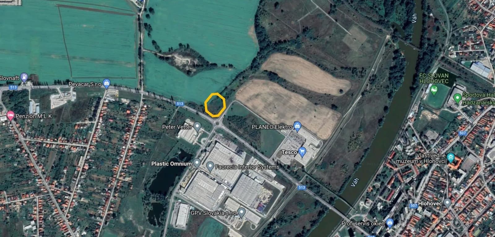 Exkluzívne PNORF – pozemky, výrobno-obslužná zóna, 13012 m2, D1, Hlohovec - Bild 1