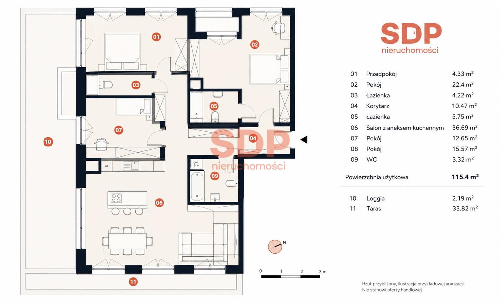Apartament 4-pokojowy w centrum Wrocławia