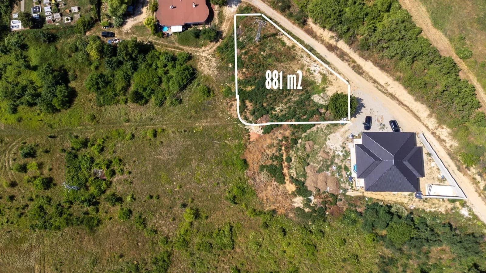 Exkluzívne PNORF – stavebný pozemok, 881 m2, 100,-€/m2, IS pred pozemkom, Koplotovce - Bild 1