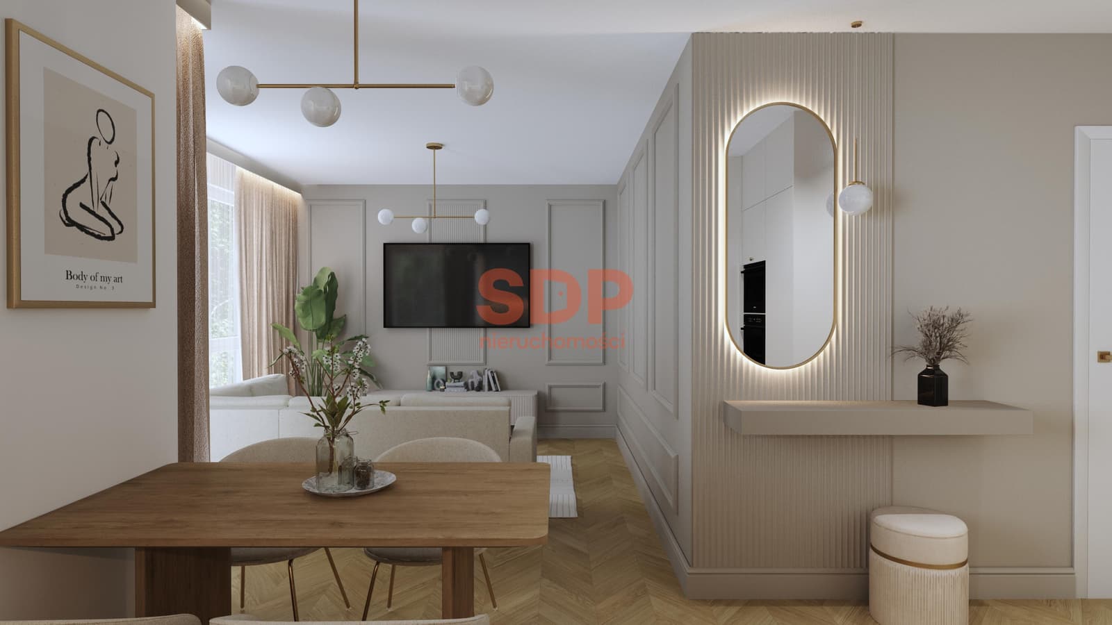 Słoneczne 3 pokoje | 52,45 m² | Południk 17 | wykończenie wg. projektu - снимка 1