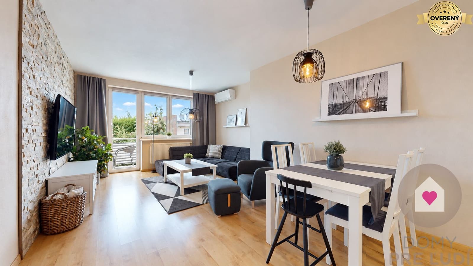 VEĽKORYSÝ 3-izb. byt (97m²) s balkónom, 2 pivnicami a 2x garáž. státím – billede 1